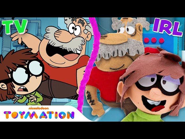 Loud House Puppets Break Into Science Lab!  | Blinded By Science | Toymation