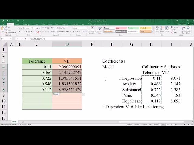 Understanding and Identifying Multicollinearity in Regression using SPSS