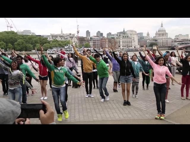 Bollywood flashmob at the iconic Southbank London