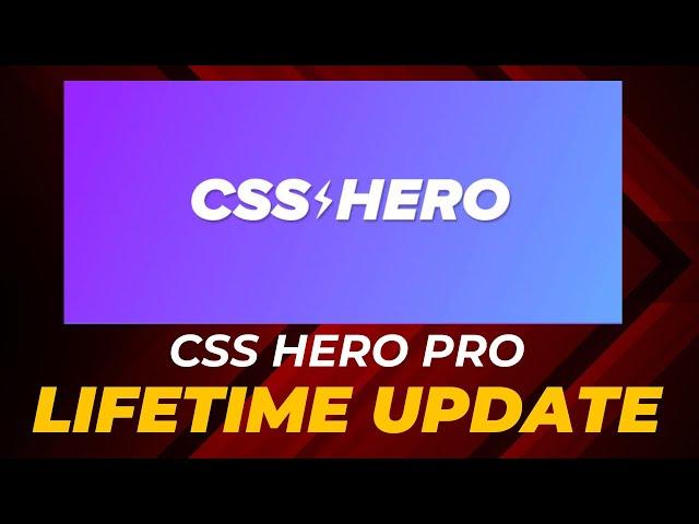 Download CSS Hero Pro Plugin With License Key With Auto Update || HelloGPL