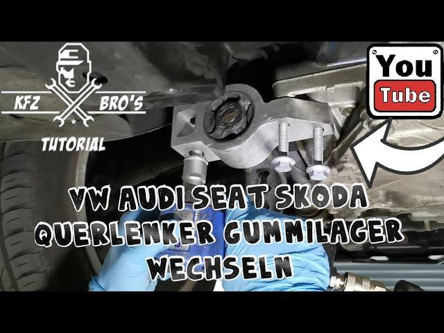 Querlenker Gummilager Buchse wechseln | Vw Audi Seat Skoda | Lower arm Bush