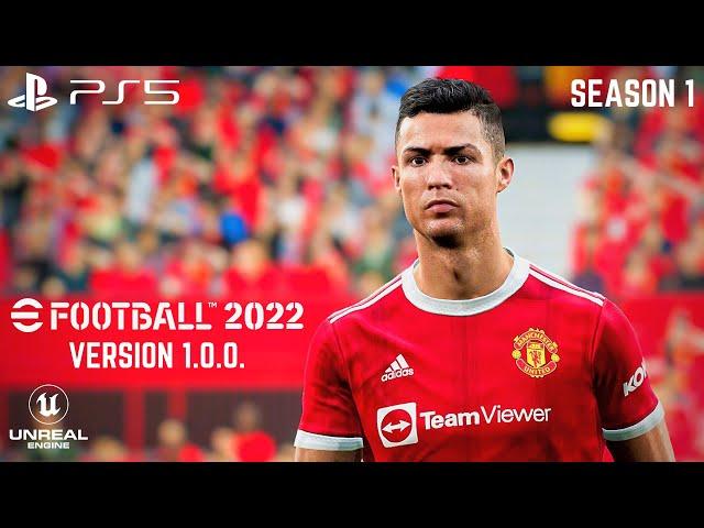 eFootball PES 2022 (Version 1.0.0.) - Manchester United vs. Arsenal - PS5 Gameplay | 4K