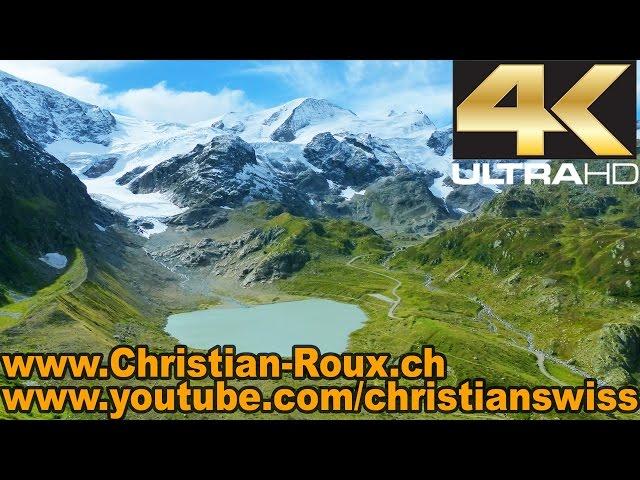 UHD/4K - Switzerland 279 (Camera on board): Sustenpass / Col du Susten (Bern to Uri) (GoPro Hero3)