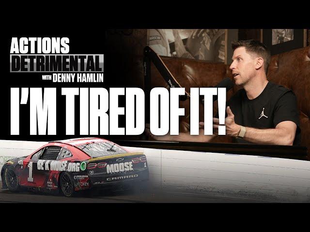 Denny Hamlin Reacts to NASCAR Banning Ross Chastain's Wall Ride Move