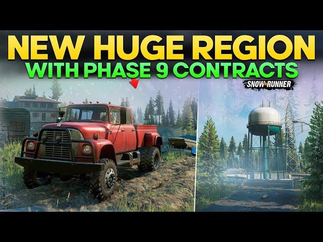 New Huge Region with Phase 9 Contracts and 48 tasks in SnowRunner For All Platforms You Need to Try