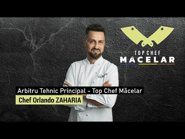 Invitație TOP CHEF MĂCELAR - Chef Orlando Zaharia