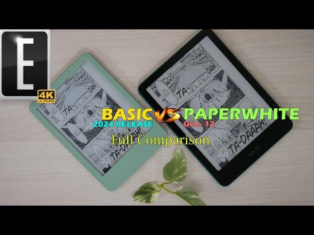 Amazon Kindle Paperwhite Gen 12 vs Kindle Matcha Comparison