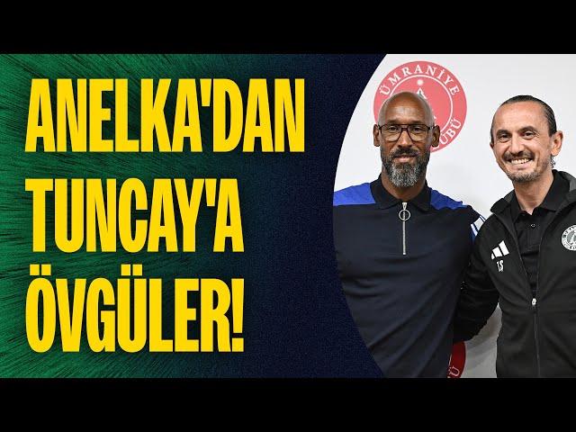 Anelka'dan Tuncay'a övgüler! Fenerbahçe efsaneleri Anelka ve Tuncay Şanlı, Ümraniyespor'da buluştu!