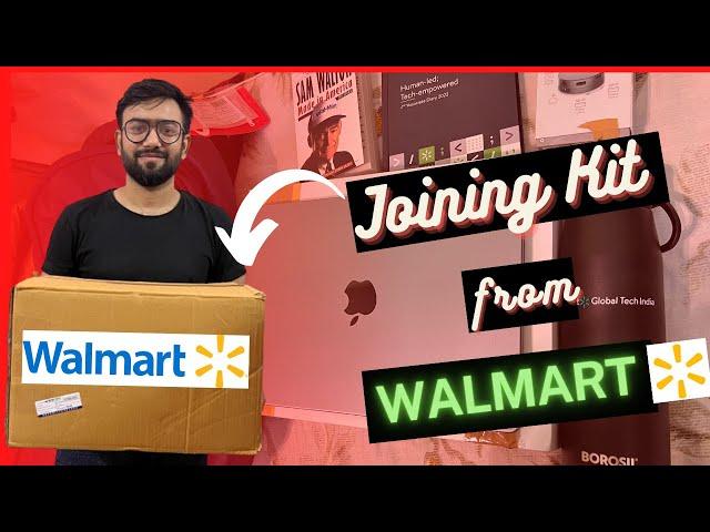 Walmart Welcome Kit | Walmart Global Tech India | Onboarding kit | Joining kit 2022 | MacBook Pro