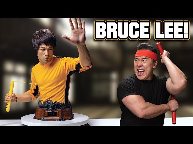 BRUCE LEE RETURNS!!! Infinity Studio Bruce Lee Life-Size Bust Review!