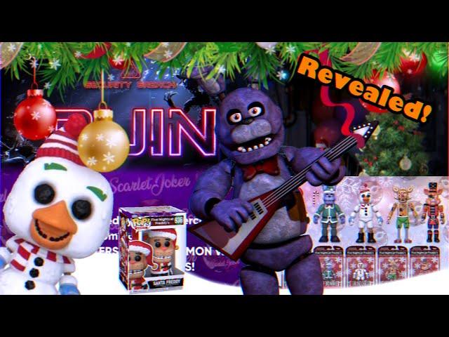 NEW FNAF Holiday Merch Revealed! Ruin Plushies Coming in 2024!!(Santa Freddy, Snow Chica etc.)