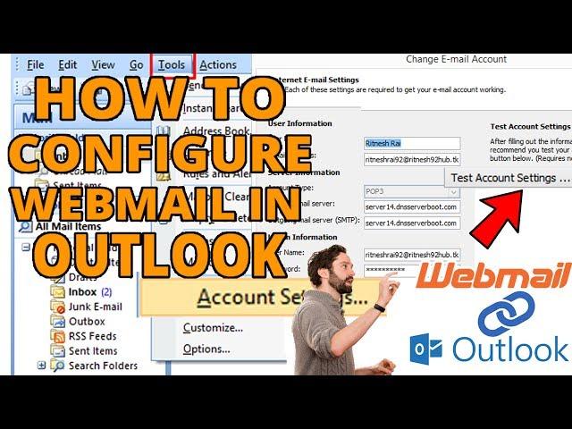 How to configure Webmail with Outlook [Easy method] ️