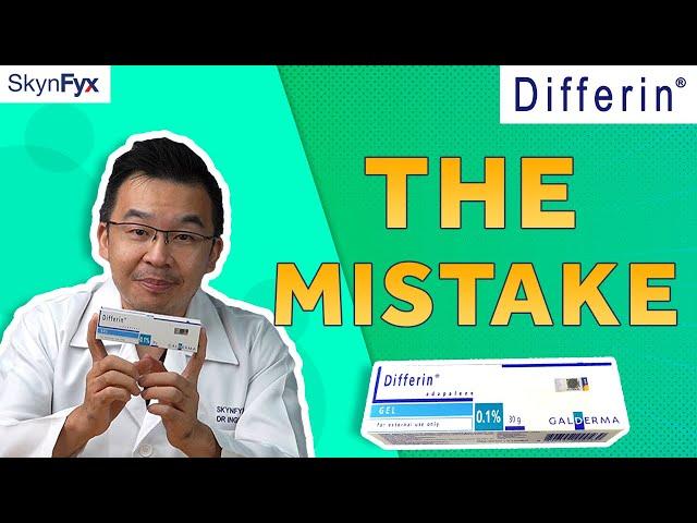 Top 5 Differin Mistakes You Are Making