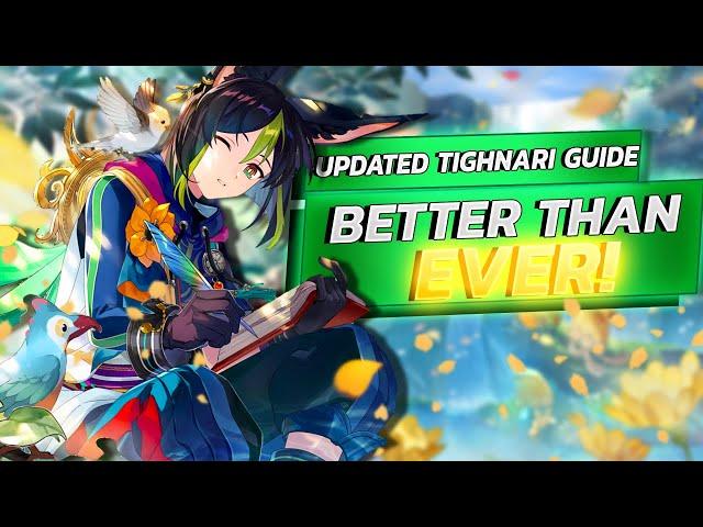 MAKE HIM META! UPDATED Tighnari Build Guide | NEW Team, Artifacts, Weapons | Genshin Impact Tighnari