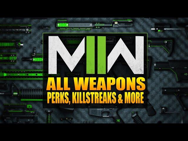 All Weapons, Perks, Killstreaks and More in Modern Warfare 2,