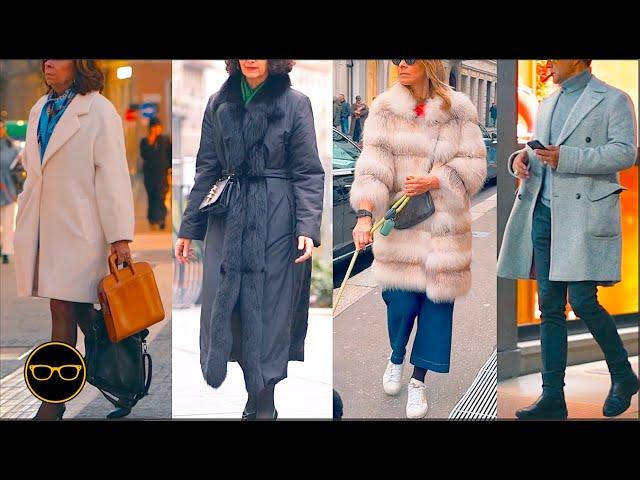 Winter Style Street Fashion In Milan: The Chicest People In Italy wearing winter outfits