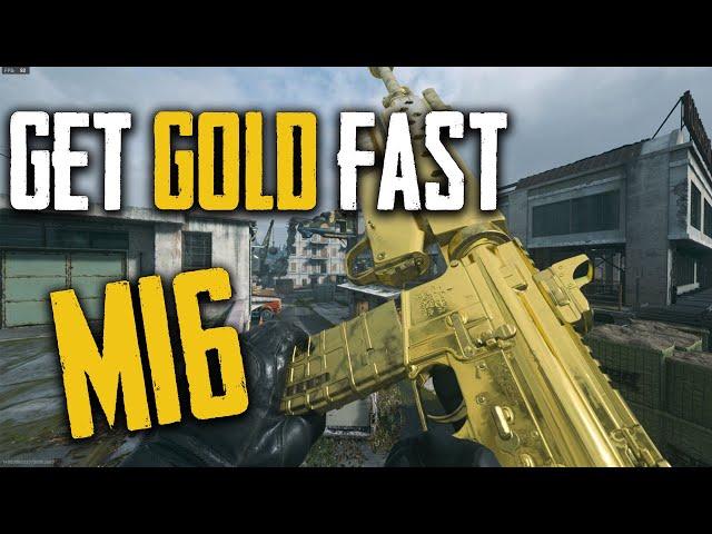 How To Get The Gold/Platinum M16 FAST In MW2