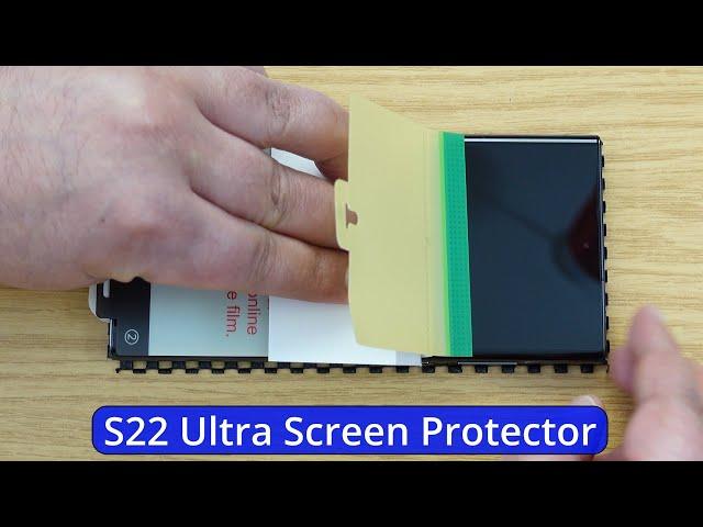 Samsung Galaxy S22 Ultra Screen Protector Step By Step How To Installation Guide