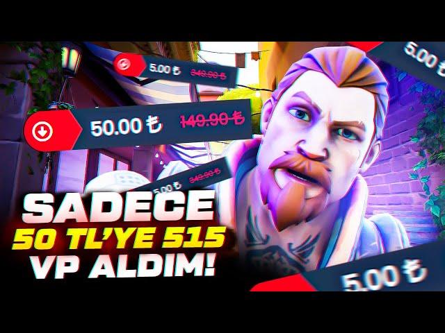 50 TL'YE RANDOM VP ALDIM VE JETT İLE DERECELİ GİRİP HİLE GİBİ OYNADIM! Valorant