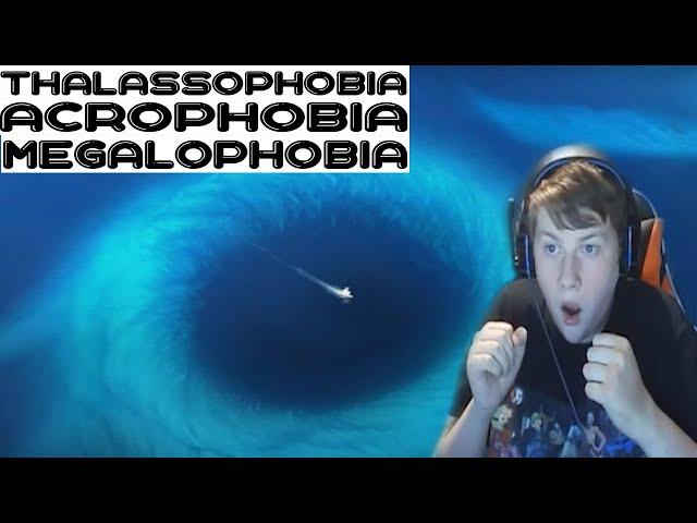 Reacting To My Worst Phobias!!! - Ocean | Heights | Big Things|