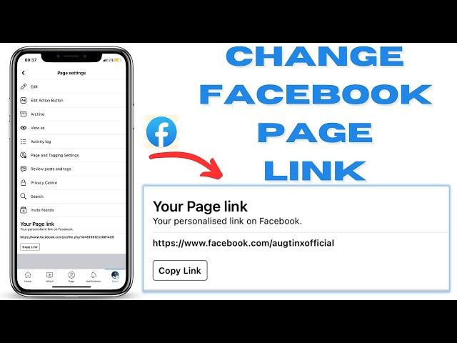 How To Change Facebook Page Link || Customize Facebook Page URL