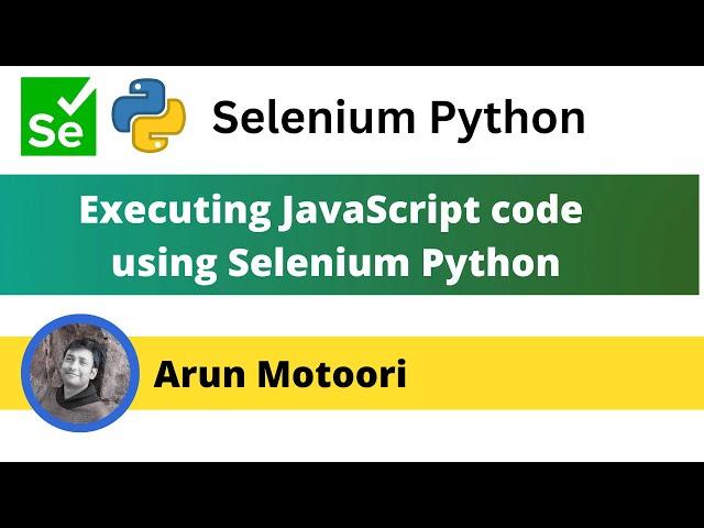 Executing JavaScript code using Selenium Python (Selenium Python)