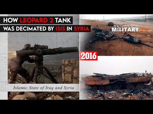 How Leopard 2 tank was defeat In Syria