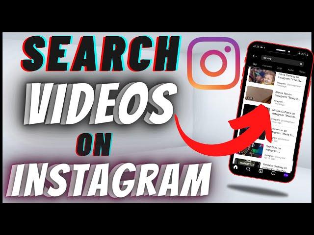 How To Search Videos On Instagram | Search Only Videos