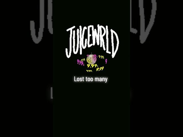 Juice WRLD - lost too many @JuiceWRLD  🫶 (unrealeased)