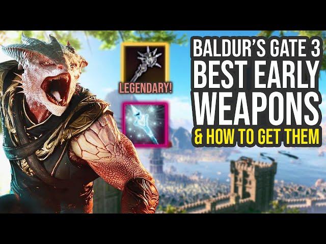 Baldur’s Gate 3 Best Early Weapons & How To Get Them (Baldur’s Gate 3 Gameplay)