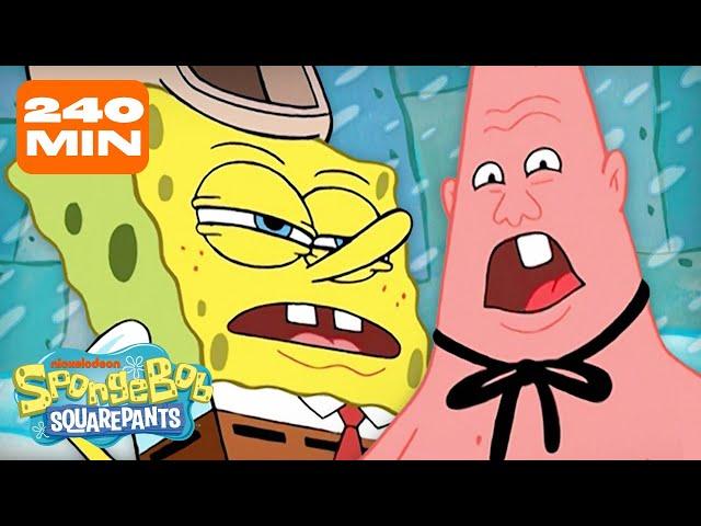 4 HOURS of SpongeBob’s Funniest Scenes  | @SpongeBobOfficial