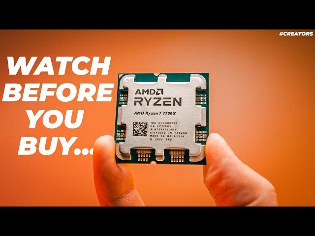 THE BEST 8-core CPU in the world BUT... good for CREATORS? | AMD Ryzen 7700x Review