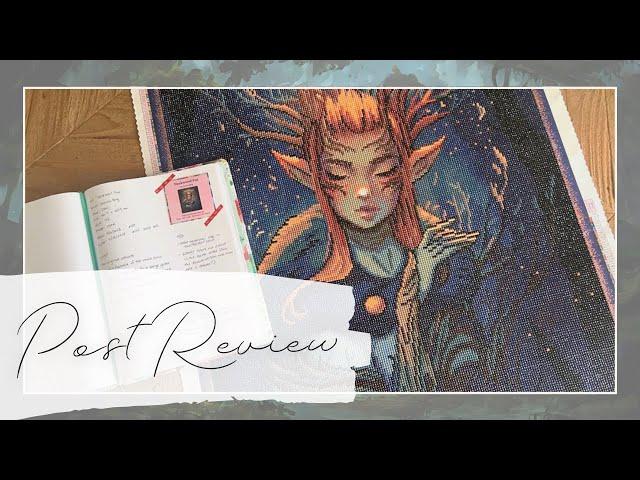 Reveal and Review: "Darkwood Fae" from Diamond Art Club & ChrissaBug - A Diamond Painting Finish