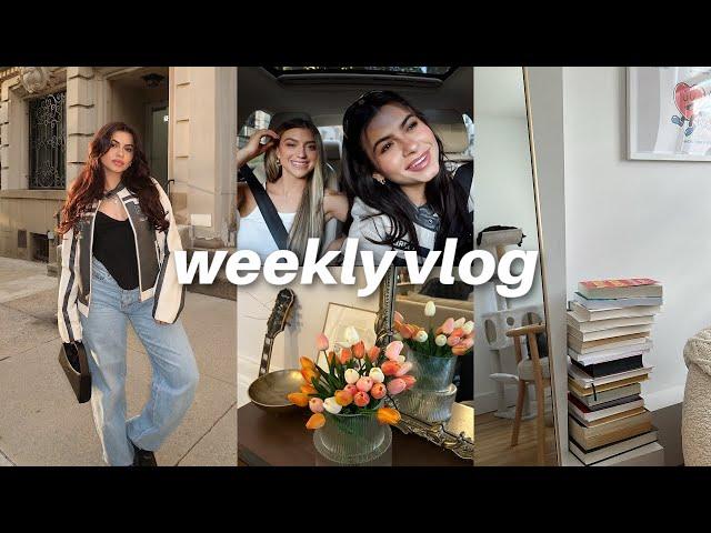 WEEKLY VLOG: thrifting in nyc, photoshoot, lunch meeting, reading & more