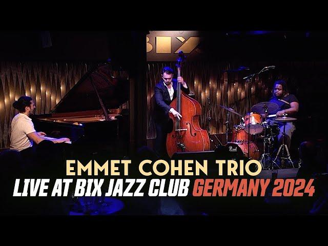 Emmet Cohen Trio - Live at Bix Jazz Club, Germany 2024