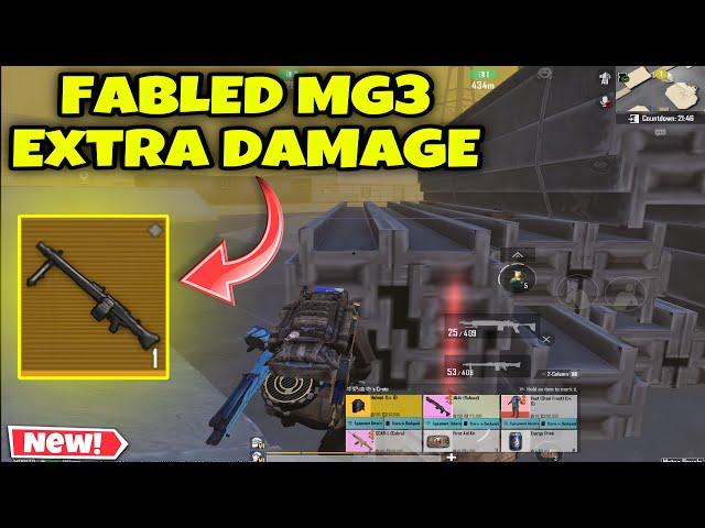 METRO ROYALE PLAY WITH FABLED MG3 EXTRA DAMAGE | PUBG METRO ROYALE CHAPTER 23