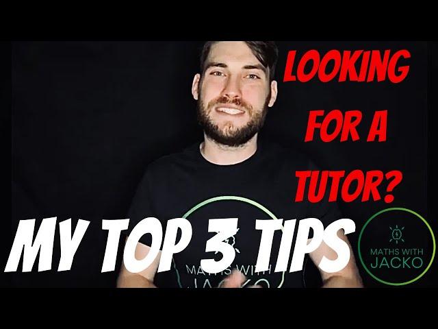 3 TOP TIPS When Looking For a Private TUTOR!