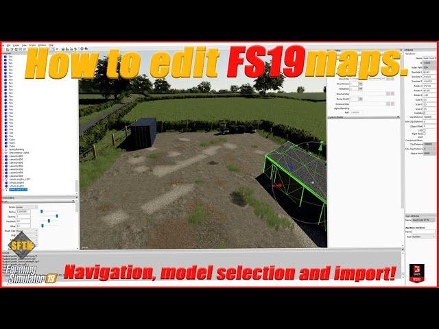 How to Edit Maps in GIANTS EDITOR - Step 1, the Basic's | Farming Simulator 19 Tutorial.