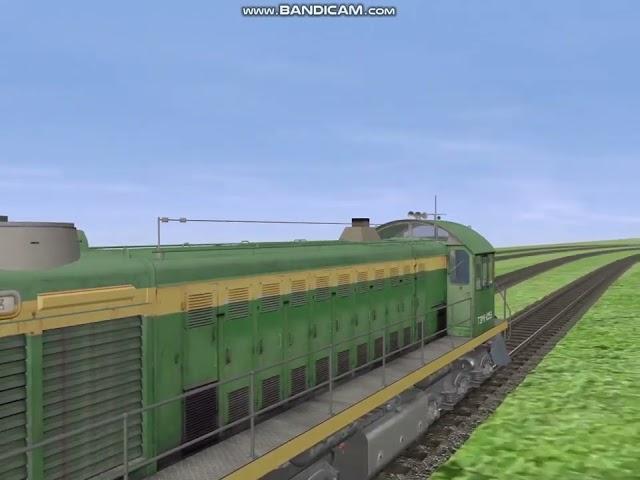 RZD TEM1 vs TEM2 vs TEM3 vs TEM7 Mega Racing Trainz