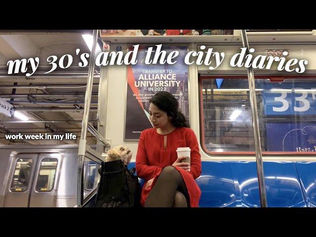 30'S AND THE [NY] CITY: work week in the life of a business analyst in nyc (hybrid long work days)