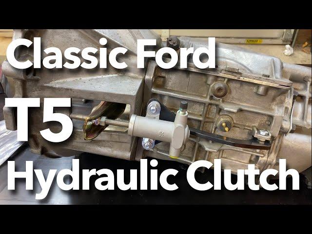 Classic Ford T5 Hydraulic Clutch. Clutch actuation options when installing a T5