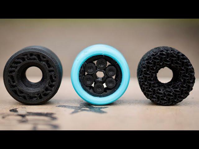 UNBREAKABLE 3D PRINTED SKATEBOARD WHEELS?!