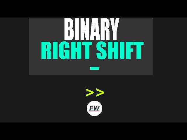 What is Binary Right Shift of Negative Numbers ?  Bit Manipulation #shorts