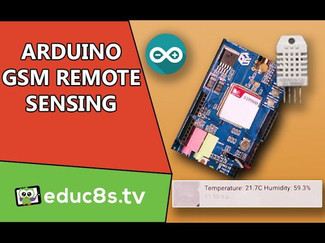 Arduino sends DHT22 sensor values by SMS - Easy project