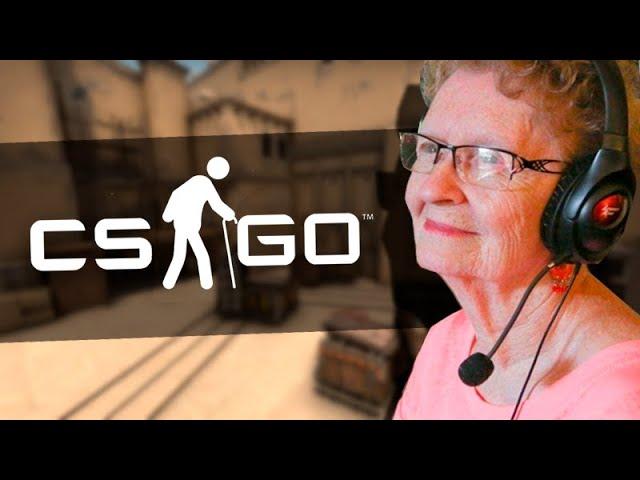 ABUELA JUEGA CS:GO (GLOBAL ELITE)