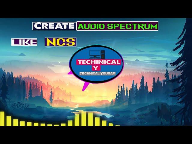 How to create Audio (Elegant spectrum visualizer) With filmora 9 ||Technical Y