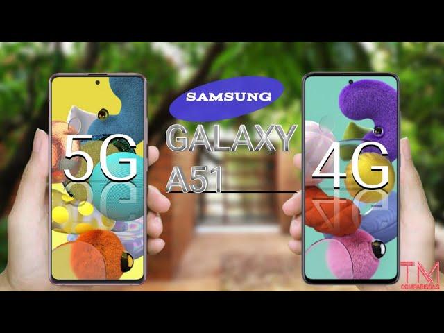 SAMSUNG GALAXY A51 4G VS 5G |Exynos 980 5G vs 9611 4G|Antutu and Geek Bench scores |TM COMPARSIONS