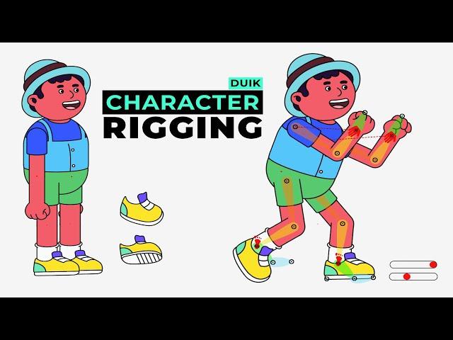 Full Character Rigging in After Effects Tutorial using DUIK BASSEL 2022