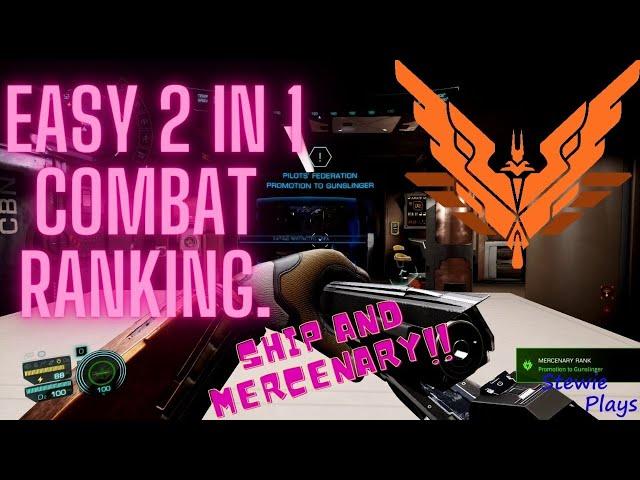 Elite Dangerous Odyssey. Easy 2 in 1 Combat Ranking.