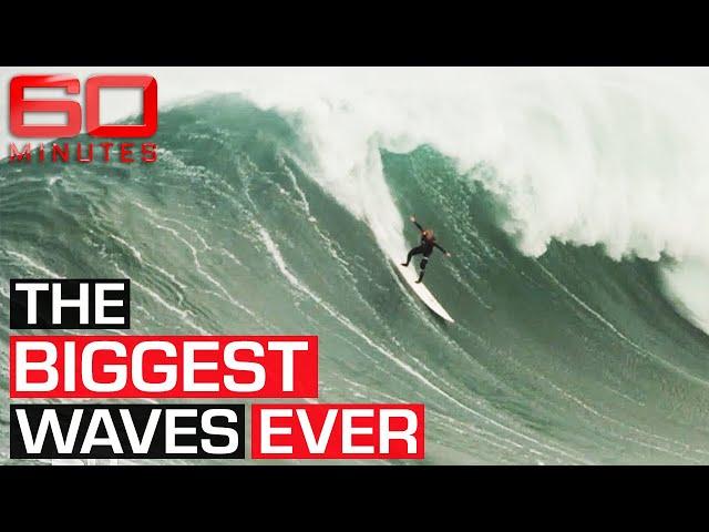 Riding the biggest waves in the world with pro surfer Andrew Cotton | 60 Minutes Australia